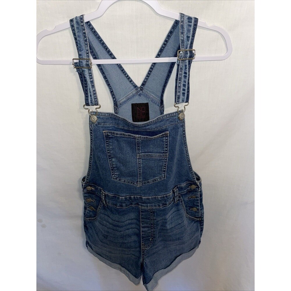 No Boundaries Women’s Overalls Shorts Size 30x3 Blue Streetwear City Going Out